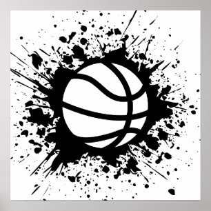 basketbollstänk poster