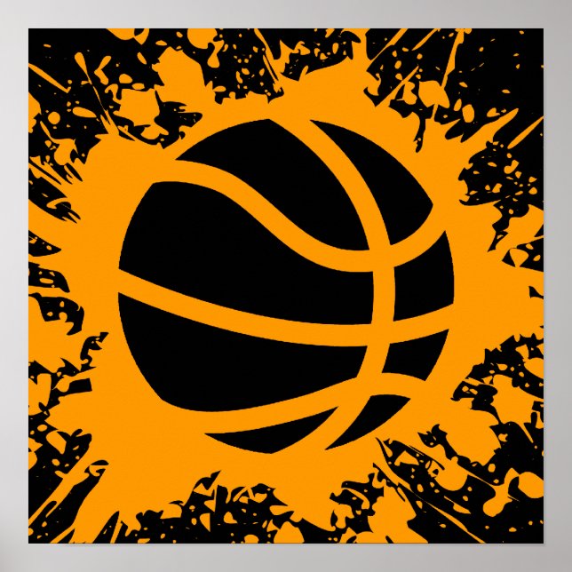 basketbollstänk poster (Framsidan)