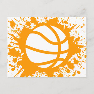 basketbollstänk vykort