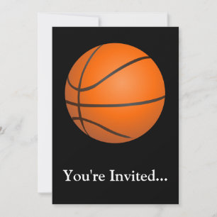 Basketbollstema Inbjudningar