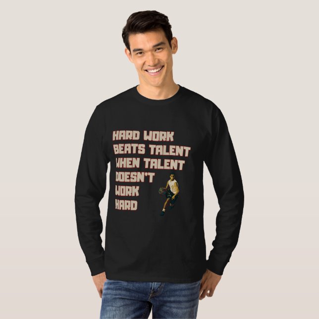 Basketbolltalang T Shirt (Hel framsida)