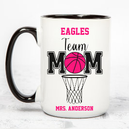 Basketbollteamet Mamma ditt team Mugg