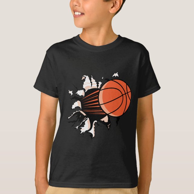 Basketbristning Tee Shirt (Framsida)