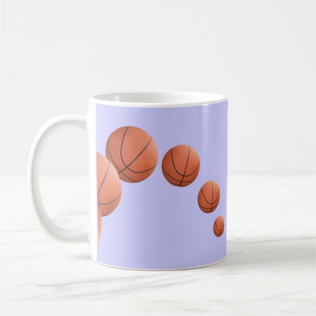 Basketbullar i Luft Kaffemugg (Vänster)