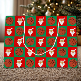 Basketbullar och Santa God jul Basketball