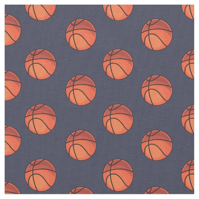 Basketbullar på marinblått tyg (Närbild)