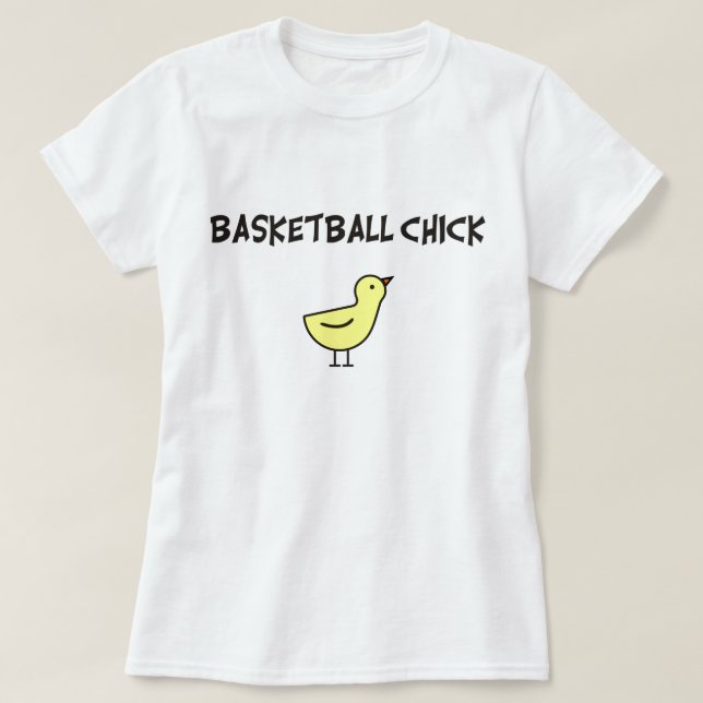 Basketchick Tee Shirt (Design framsida)