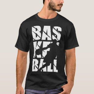 Basketdesign För Basketspelare Och Korg T Shirt