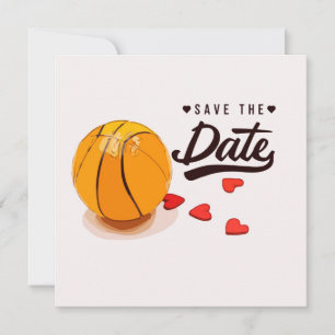 Basketeng Bröllopsinbjudan Spara Datum  Inbjudningar