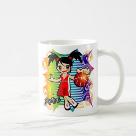 basketflickamugg kaffemugg