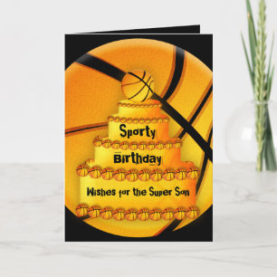 Basketfödelsedagkort Kort