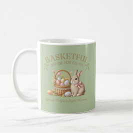 Basketful of Joy Easter Bunny with Eggs – Vintage  Kaffemugg