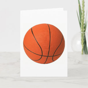 Baskethälsningkort Kort