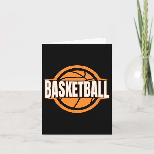 Baskethjärta  kort (Framsida)