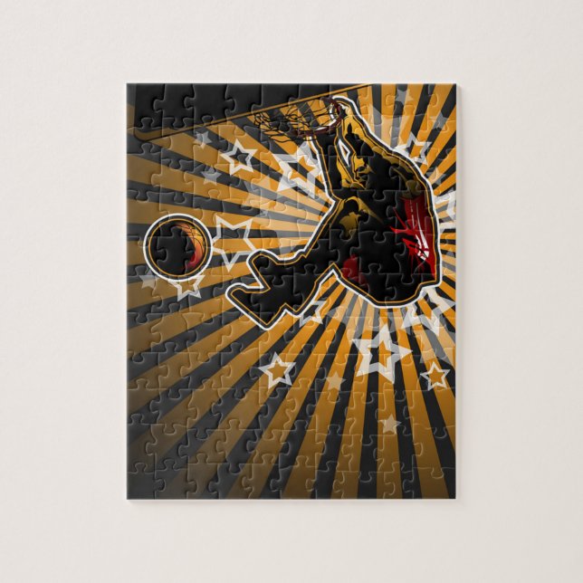 Basketidrottsman Pussel (Vertikal)