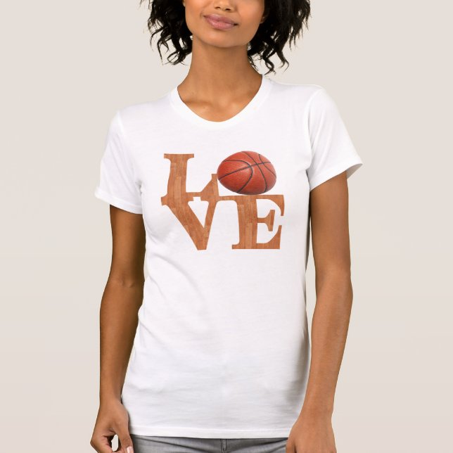 Basketkärlek T-shirt (Framsida)