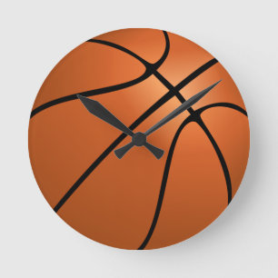 basketklocka rund klocka