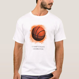 Basketkorgmästare i firande t shirt