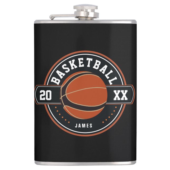 Basketkultema för Personlig av roligt Fickplunta (Framsidan)