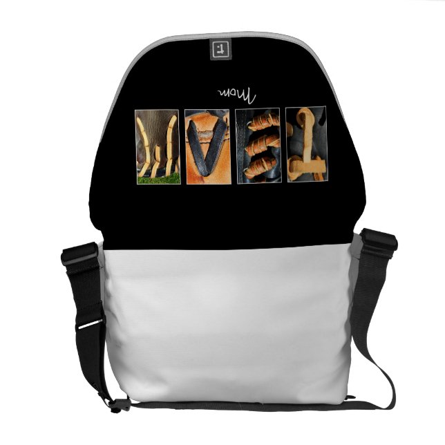 Basketlagmamman hänger lös messenger bag (Öppen Baksida)