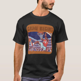 Basketmatchen i slam dunk börjar t shirt