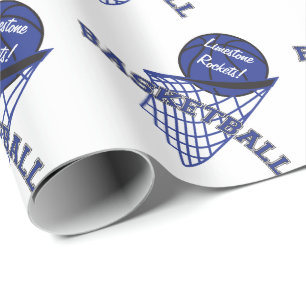 Basketmörk - blått personifierar presentpapper