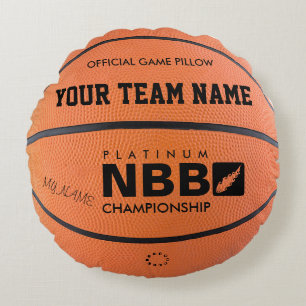 BASKETOFFICIELLLEKEN KUDDER original Rund Kudde