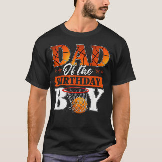 Basketpappa till födelsedagsfamiljen t shirt
