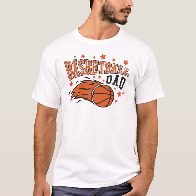 Basketpappan T Shirt (Framsida)