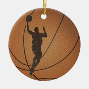 Basketpojkeprydnad Julgransprydnad Keramik