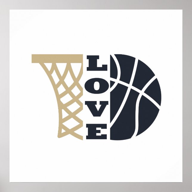 basketpresentidéer för tränare poster (Framsidan)