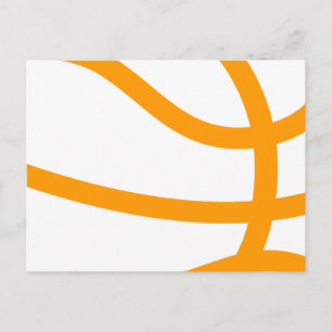 basketsilhuett vykort