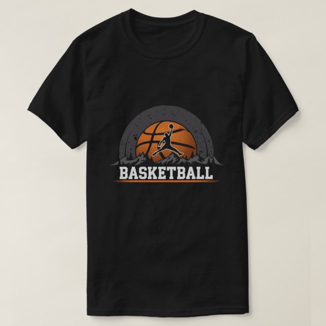 Basketskulans t-skjorta t shirt (Design framsida)