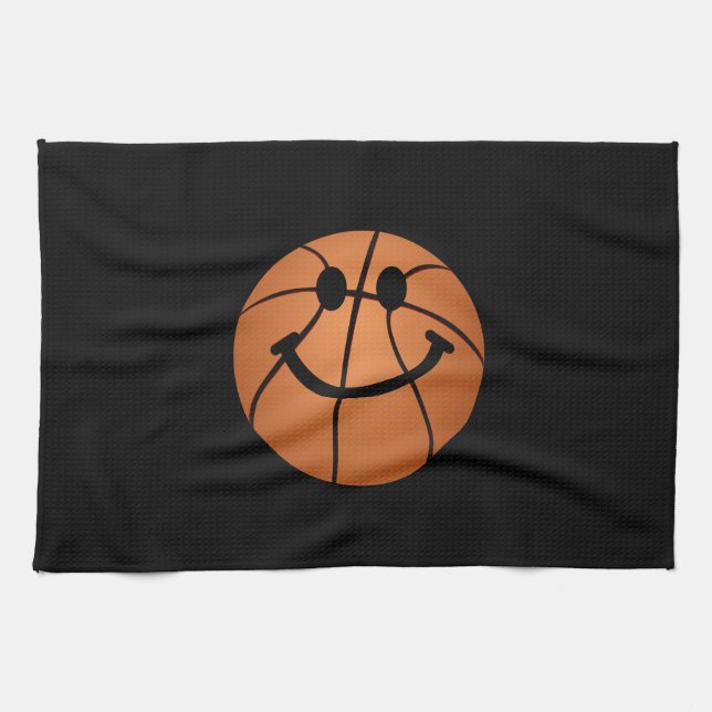 Basketsmiley face kökshandduk (Horisontell)