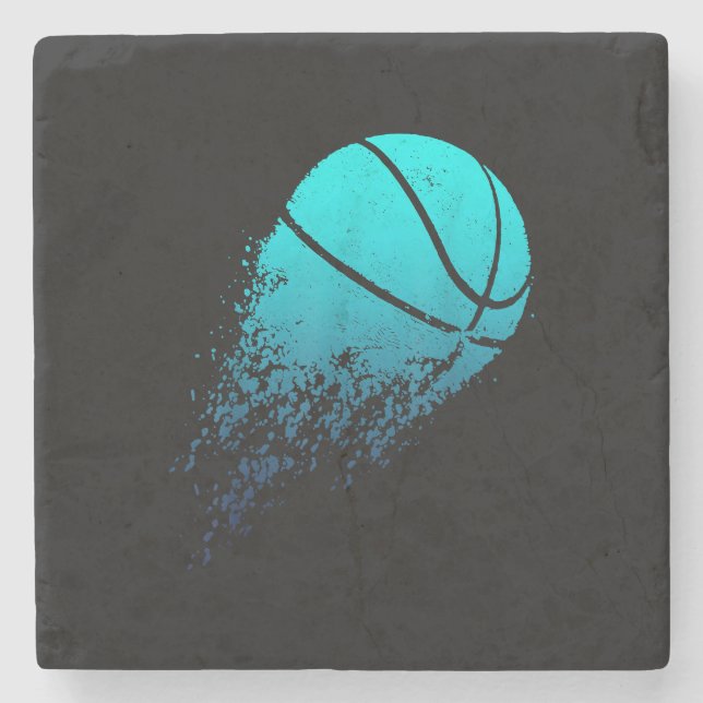 Basketspelare Bball Fan Baller Sport Stenunderlägg (Framsidan)