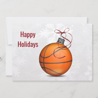 basketspelare Holiday Greeting Cards Julkort