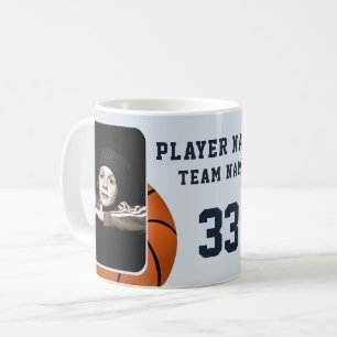 Basketspelare Nam Nummer Lag 2 Bilder Kaffemugg