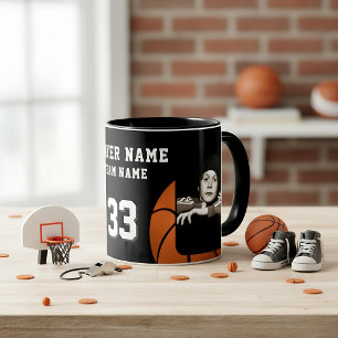 Basketspelare Nam Nummer Lag 2 Bilder Mugg
