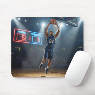 Basketspelare Nummer 67 Jump Shot Musmatta
