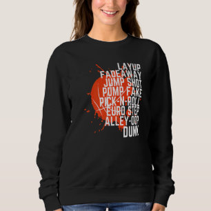 Basketspelare Plan Boll Basket Ungdomar Barn T Shirt