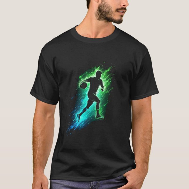 Basketspelare T Shirt (Framsida)