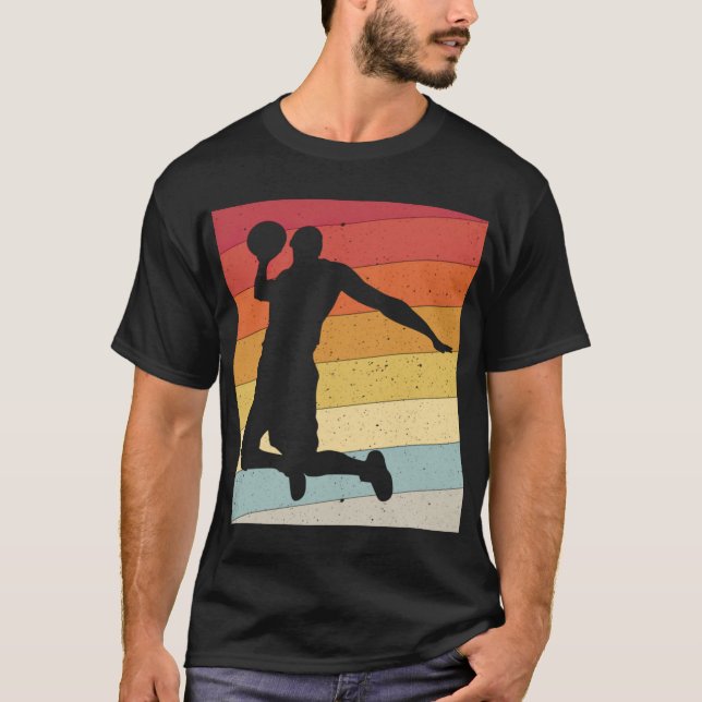 Basketspelare T Shirt (Framsida)