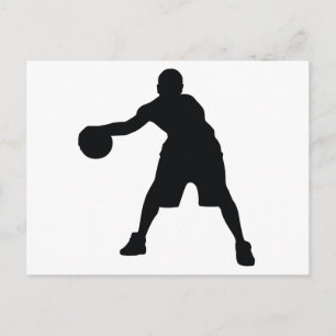 Basketspelare Vykort