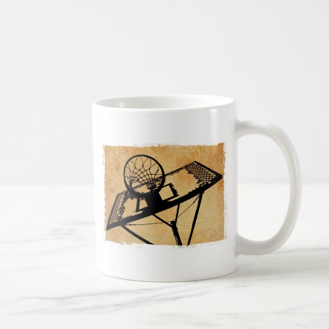 Basketsport popkonst kaffemugg (Höger)