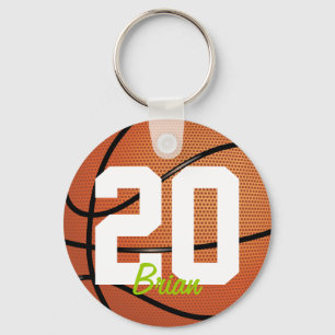 Basketsportar Keychain Nyckelring