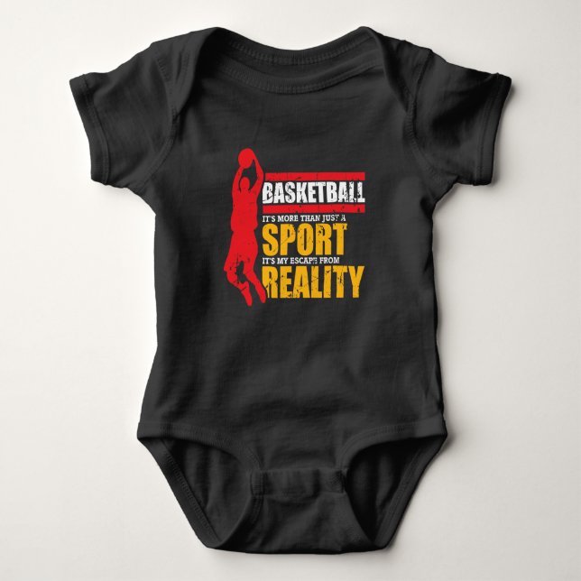Basketsportar - roligt basketord t shirt (Framsida)