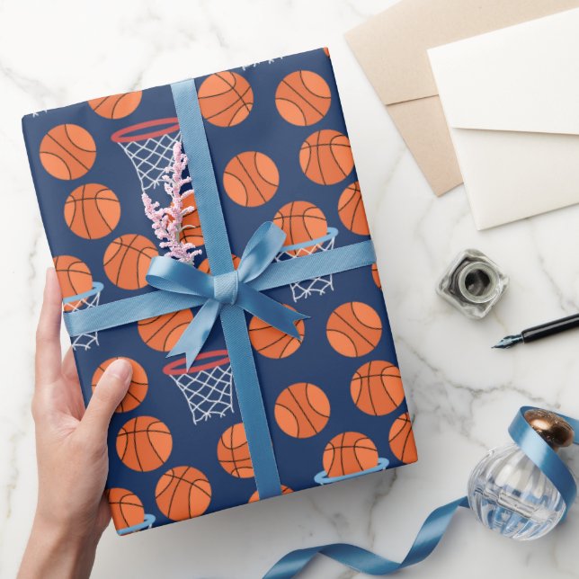 Basketsporter i coola mönster party presentpapper (Gifting)