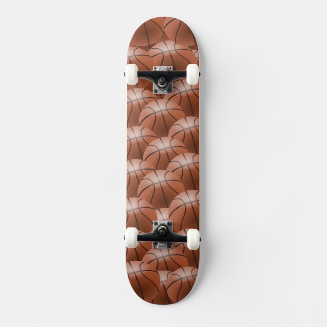 Basketsportleken övar rolig öde skateboard bräda 19,5 cm (Framsida)