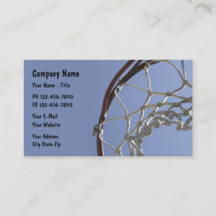 Basketsporttema Visitkort