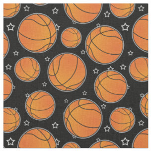 Basketstjärnamönster Tyg